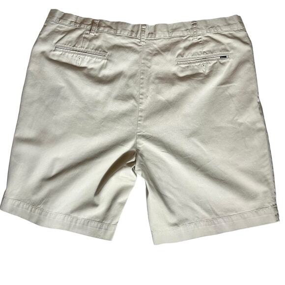 Men’s Polo Ralph Lauren | 42T Vintage Khaki Pleated Shorts | Preppy Classic - Picture 3 of 6